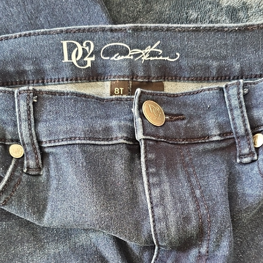 DG2 by Diane Gilman Dark Blue Women's Jeans
